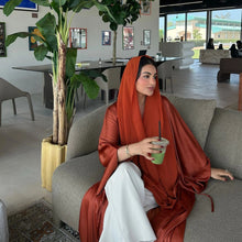 Charger l'image dans la galerie, Abaya Kimono Orange