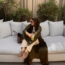 Charger l'image dans la galerie, Abaya Kimono Vert