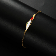 Charger l'image dans la galerie, bracelet palestine en or