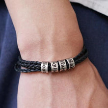 Charger l&#39;image dans la galerie, &lt;p style=&quot;color:#8650B0&quot;;&gt;&lt;b&gt;PERSONNALISÉ&lt;/b&gt;&lt;/p&gt;Bracelet Tréssé 1 à 4 Prénom

