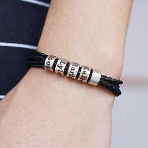<p style="color:#8650B0";><b>PERSONNALISÉ</b></p>Bracelet Tréssé 1 à 4 Prénom